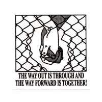 Image 2 of THE WAY OUT IS THROUGH STICKER