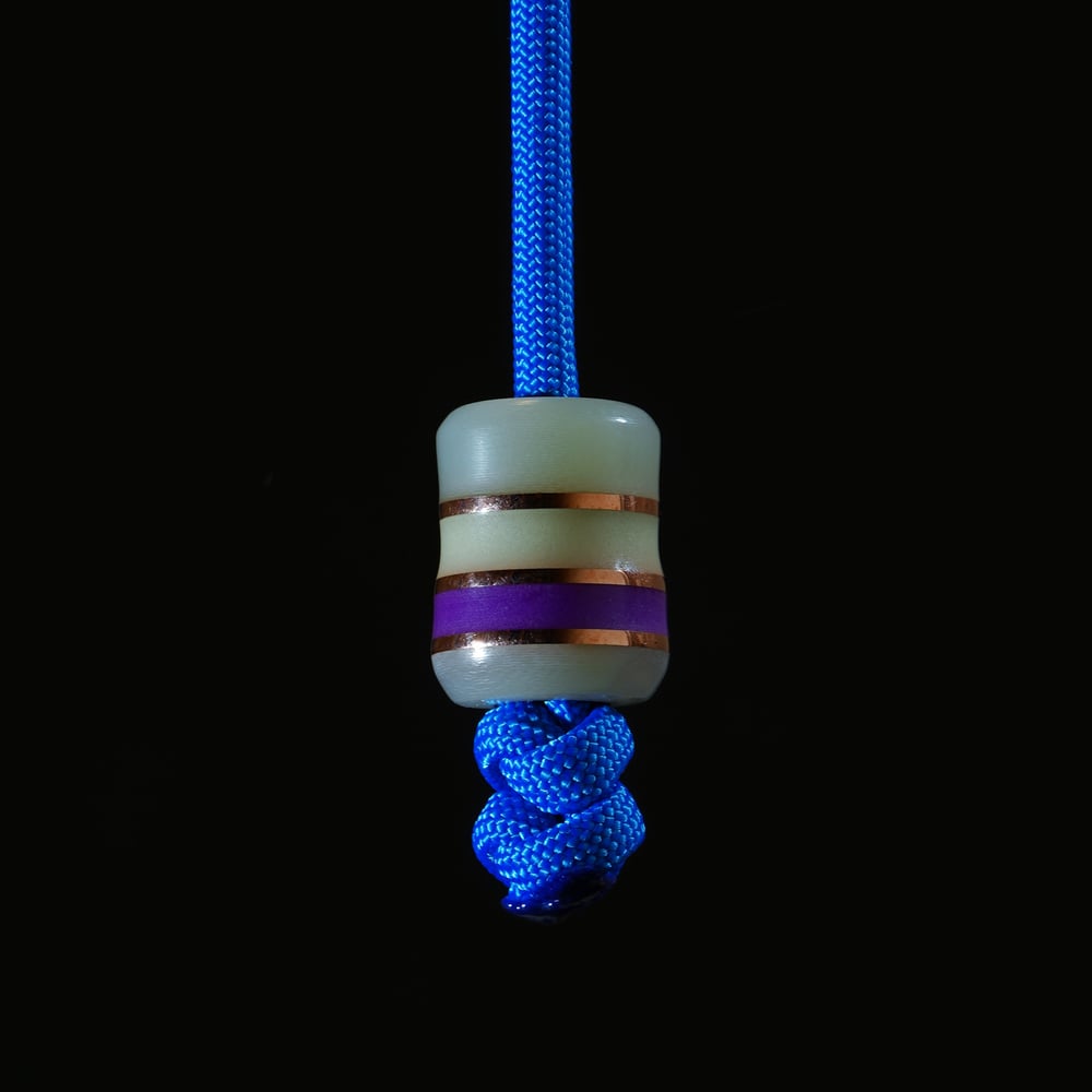 Axion Particle EDC lanyard beads (GLOW)