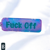 Image 2 of Cussword keychain "Fuck Off"