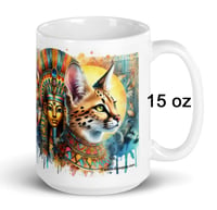 Image 2 of Egyptian Serval (or Savannah) Coffee Mug