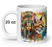 Image 3 of Egyptian Serval (or Savannah) Coffee Mug