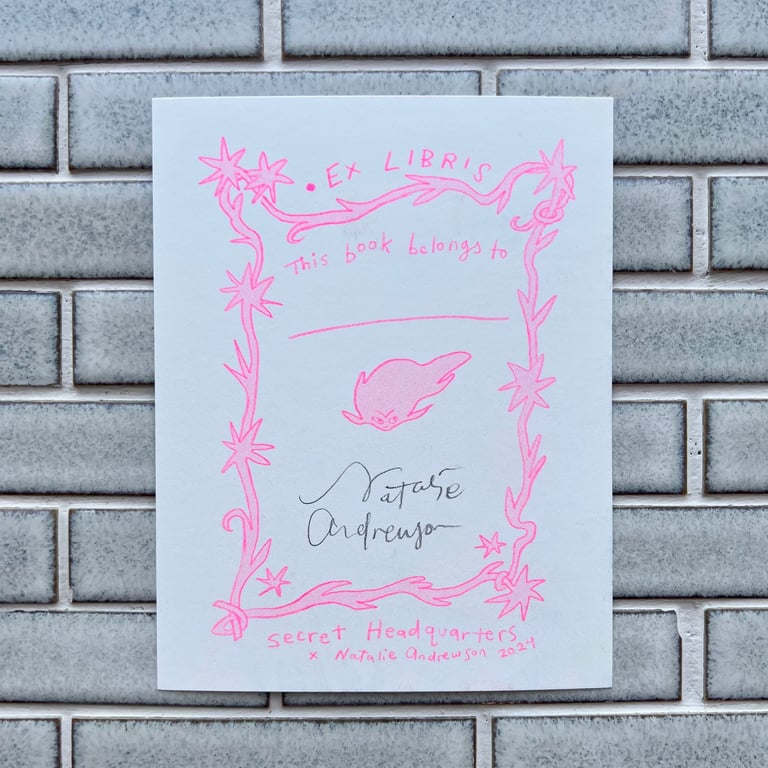 Dreaming In Color by Natalie Andrewson - SIGNED EXCLUSIVE BOOKPLATE Image 2