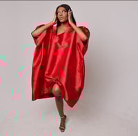 Image 5 of RYGYNA  SHORT KAFTAN (RED)