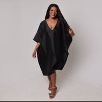 Image 1 of RYGYNA  SHORT KAFTAN (BLACK)