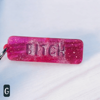Image 7 of Cussword keychain "Bitch"