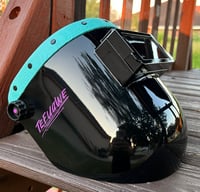 Image 1 of Floral Light Blue Sugar Scoop