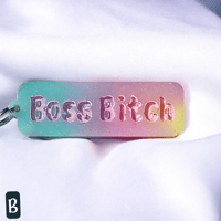 Image 2 of Cussword keychain "Boss Bitch"