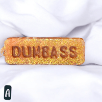 Image 1 of Cussword keychain "Dumbass"