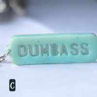 Image 3 of Cussword keychain "Dumbass"