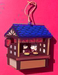 Image 2 of Akihiko and Shinji Wooden Charm 🍜🍥