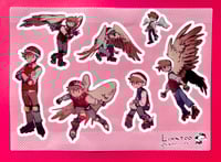 Image 2 of Skater Grian Sticker Sheet 🦜🛼✨