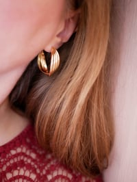 Image 2 of Créoles MELISS Or/Argent