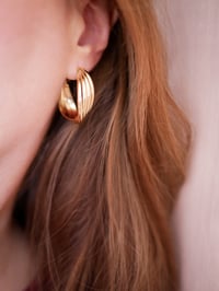 Image 3 of Créoles MELISS Or/Argent