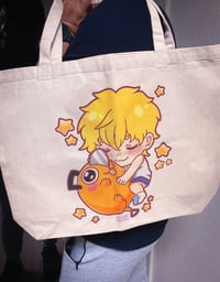 Denji/Pochita Cuddle Tote Bag