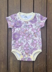 Image 1 of Floral Honeycombs Bodysuit