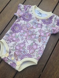 Image 3 of Floral Honeycombs Bodysuit