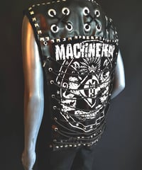 Image 16 of CUSTOM MADE MENS DENIM METAL BATTLE VESTS 