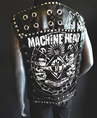 Image 4 of CUSTOM MADE MENS DENIM METAL BATTLE VESTS 