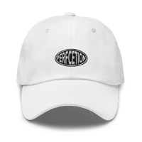 Image 3 of Perfcetion Oval Cap - Black/White on White