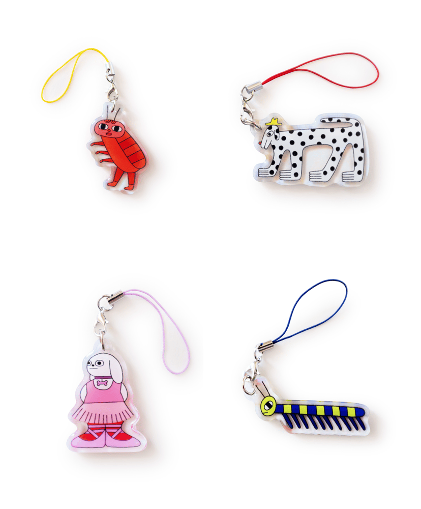 Image of Phone Charm Keyrings