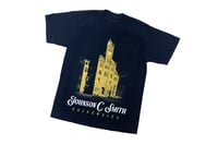 Image 2 of University Tee | Gold/Navy Grmnt Dye 