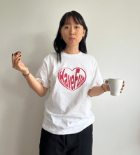 Image 4 of HF red heart tee