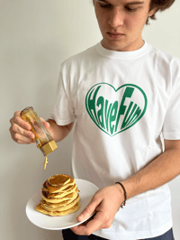 Image 3 of HF green heart tee 