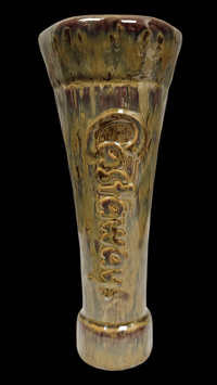 Image 4 of Katiki ARTIST SERIES Castaways No.1 Tiki Mug Artist Proof 1/1 (Olive/Brown) FREE SHIPPING