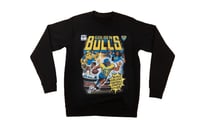 Image 1 of Comic Crewneck | Black College Football Started With Us 