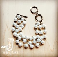 Pearl Triple Strand Bracelet