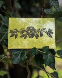 Image 2 of BOTANICAL SKULL - JAPANESE PAPER PRINT