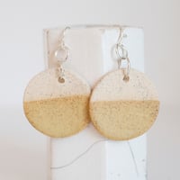 Image 1 of Waternish Sand Earrings - Kelp