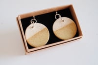 Image 2 of Waternish Sand Earrings - Kelp