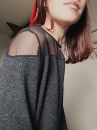 Image 1 of Pull - laine et soie