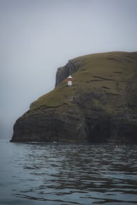 Poster: Leuchtturm (Färöer Inseln)