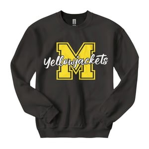 Image of Letter M Yellowjackets T-Shirt or Sweatshirt