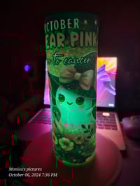 Sublimation tumbler  breast cancer 