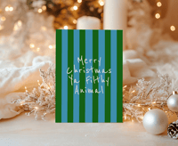 Image 2 of Merry Christmas Ya Filthy Animal Card