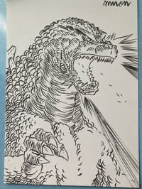 Image 4 of A5 GODZILLA Drawings