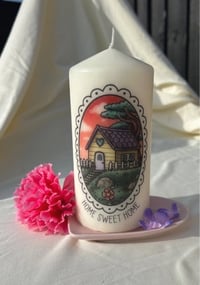 Home Sweet Home Pillar Candle