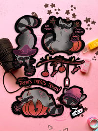 Image 2 of Magic Racoons Vinyl Sticker Set