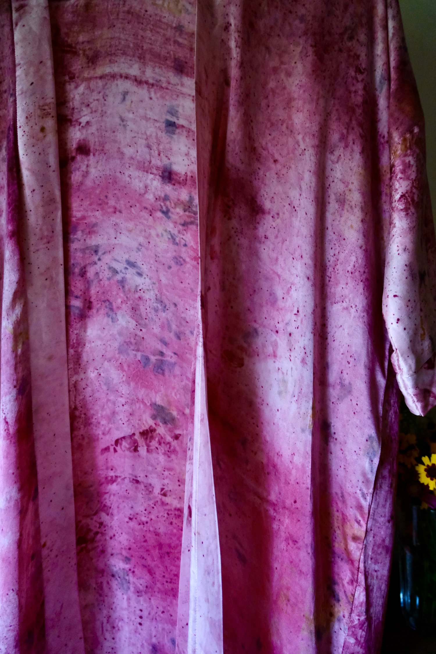 Image of Magenta Swoon - Silk Robe