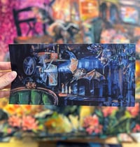 PRINT of "Family Movie Night" bats