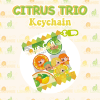 Image 1 of Citrus Trio | Shaker Keychain
