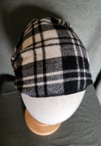 Image 2 of Black & White Plaid Wool Headcover