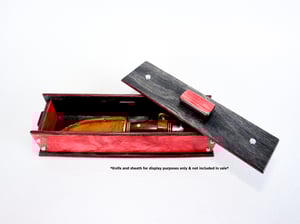 Image of Dymalux Birch wood Keepsake Box, Knife Box, Wooden Treasure box, Cigar Box, Graduation Gift Box