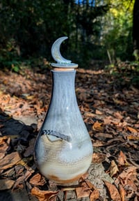 Image 1 of Braided Handle Moon Jar