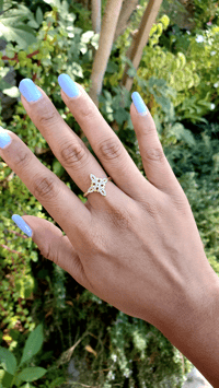 Image 2 of Adjustable nudo de bruja Ring