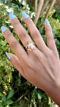 Image 2 of Tri-tone Turtle Ring