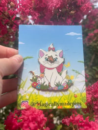 Image 2 of Pretty Kitty with pin on pin butterfly 